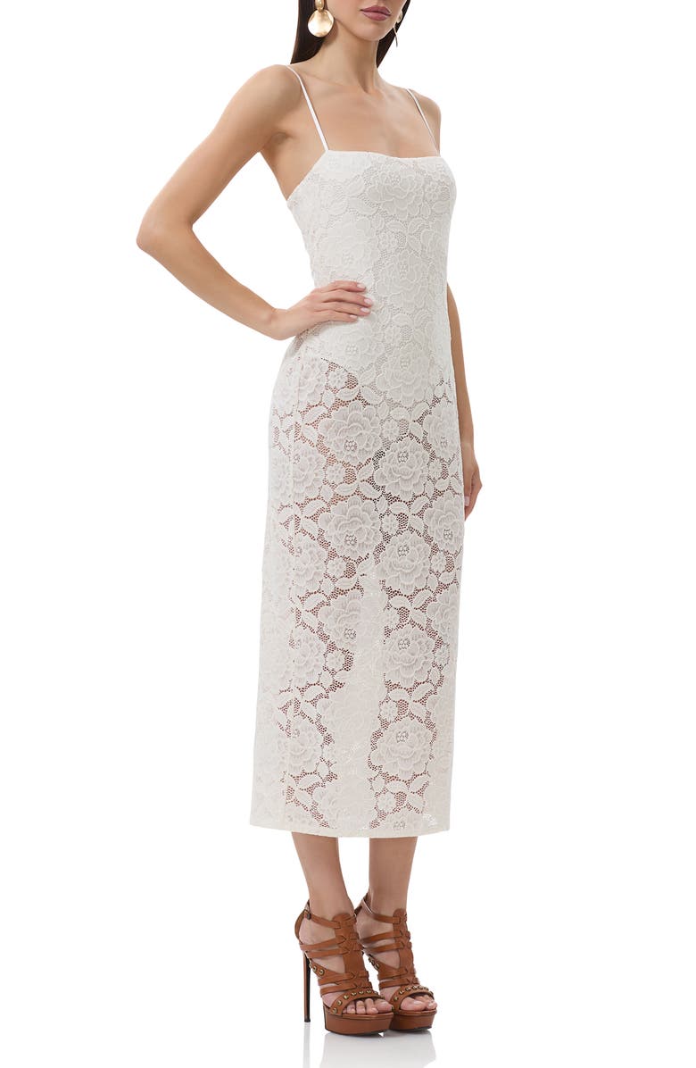 AFRM Marsaille Lace Maxi Dress, Alternate, color, Gardenia