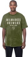 New Era Men's New Era Olive Milwaukee Brewers 2026 Armed Forces Day T-Shirt