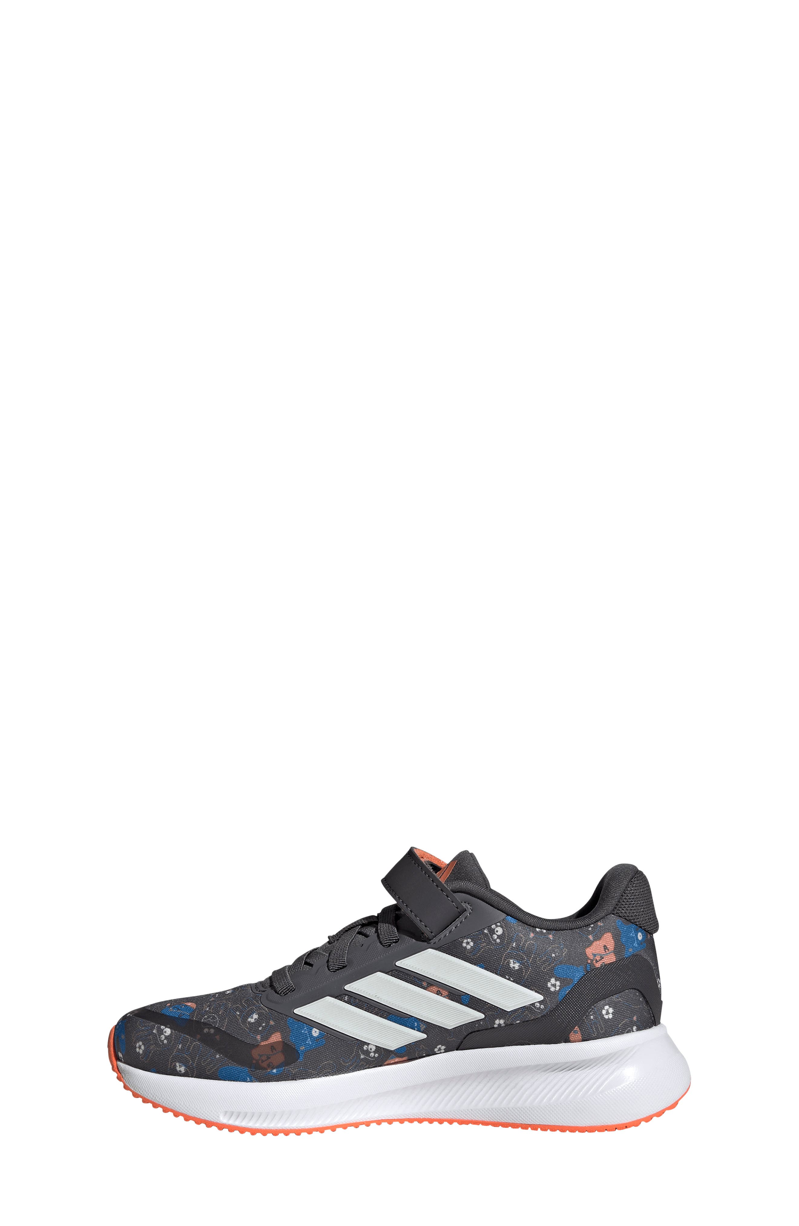 adidas Kids' Runfalcon 5 Sneaker, Alternate, color, Grey Six/ Off White/ Ray Blue