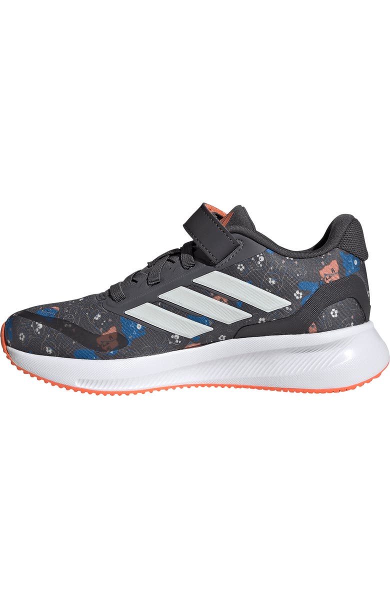 adidas Kids' Runfalcon 5 Sneaker, Alternate, color, Grey Six/ Off White/ Ray Blue
