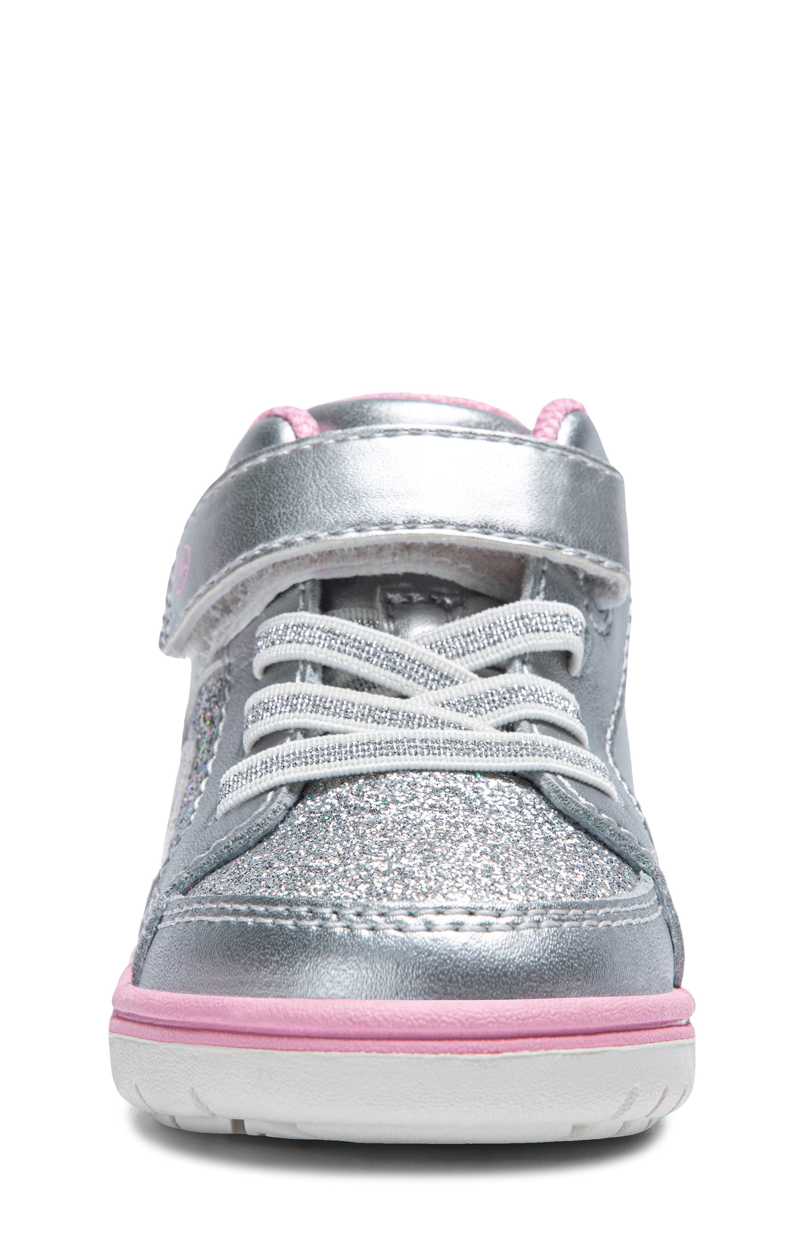 Stride Rite Ames Sneaker, Alternate, color, Silver/ Rainbow