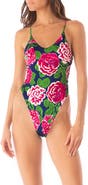 Maaji Meadow Roses Olenna Reversible One-Piece Swimsuit