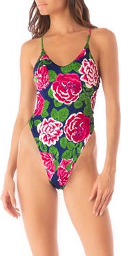 Maaji Meadow Roses Olenna Reversible One-Piece Swimsuit