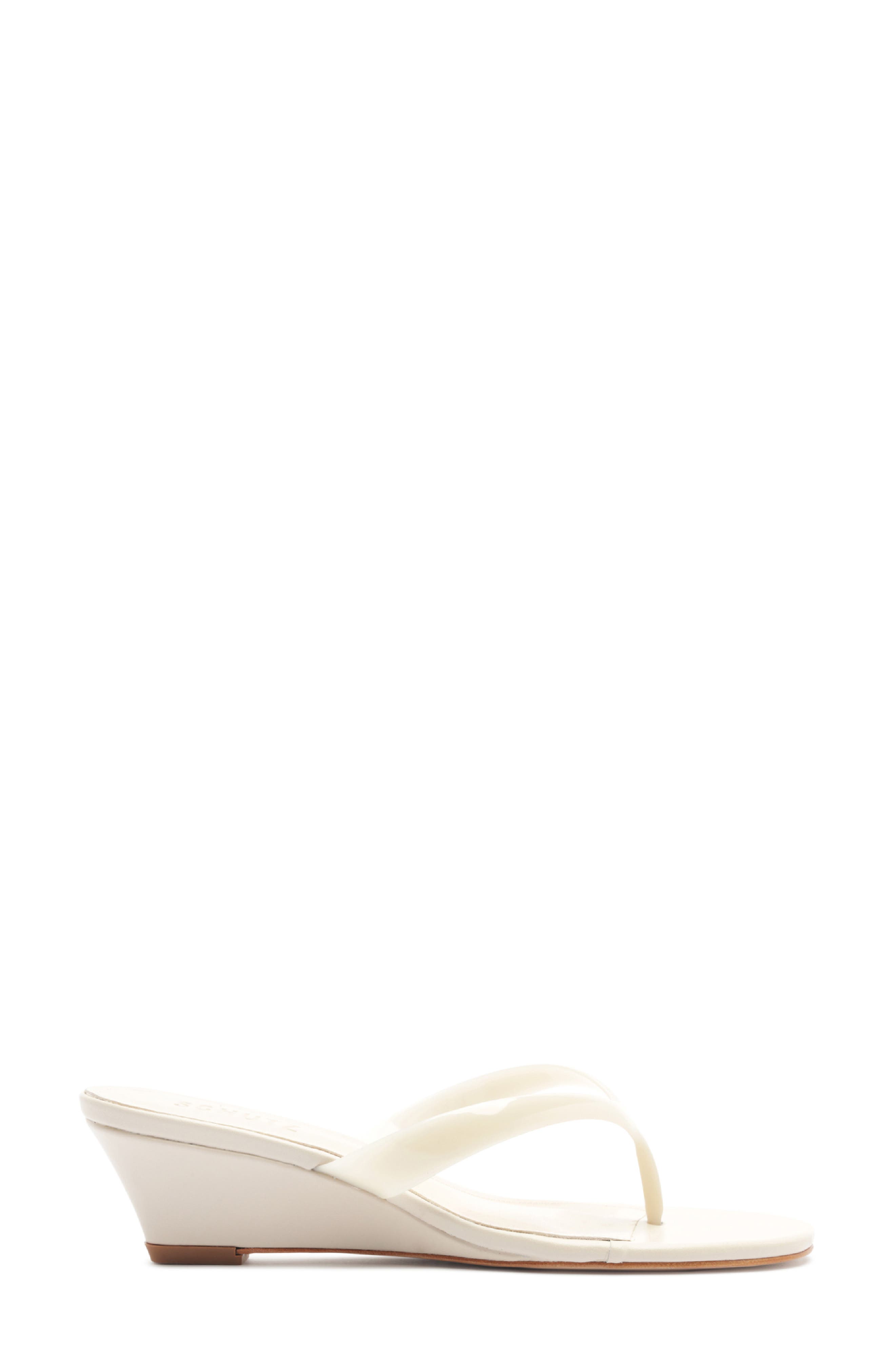 Roslyn Wedge Sandal, Alternate, color, SUGAR WHITE