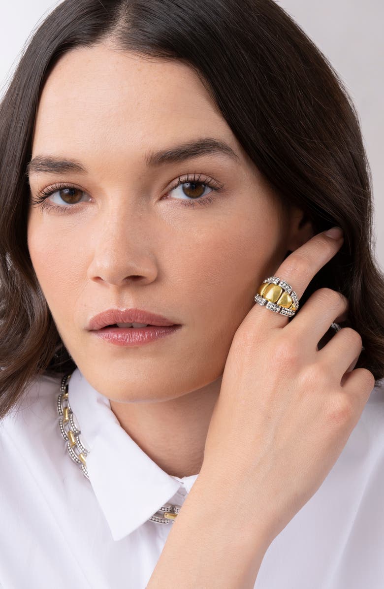 LAGOS High Bar Caviar Graduated Statement Ring, Alternate, color, 