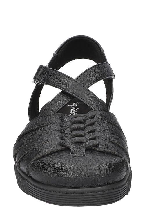 Easy Street Women's Hue Round Toe Flats In Black