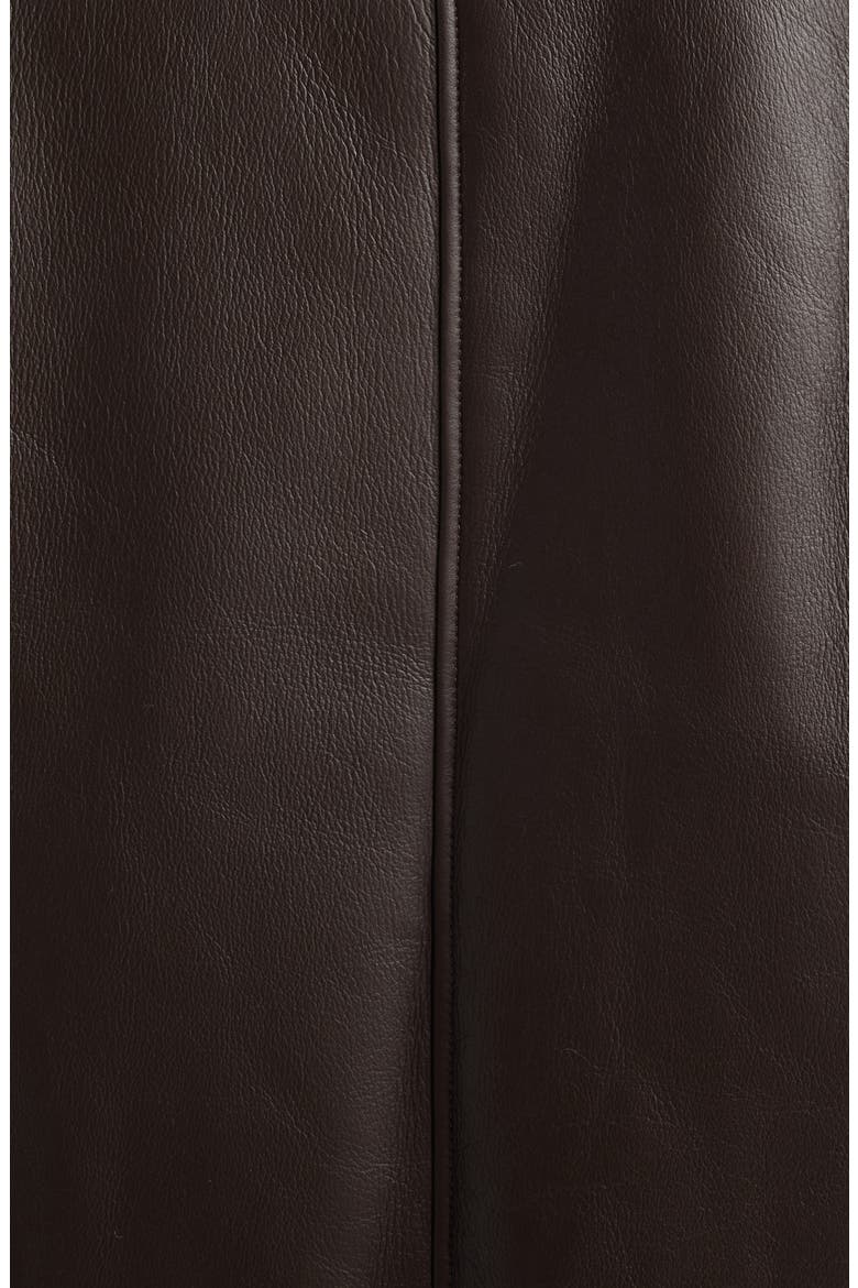 Classic Zip Genuine Shearling Jacket, Alternate, color, 8800 DARK BROWN