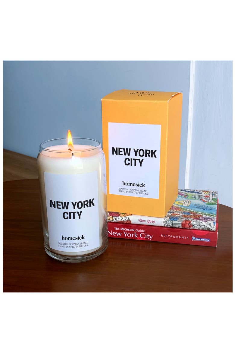 New York City Soy Wax Candle, Alternate, color, WHITE