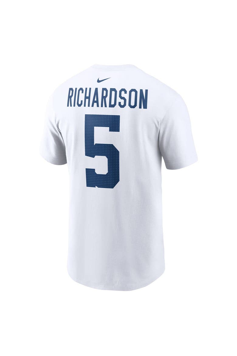 Men's Nike Anthony Richardson White Indianapolis Colts 2023 NFL Draft First Round Pick Player Name & Number T-Shirt, Alternate, color, White