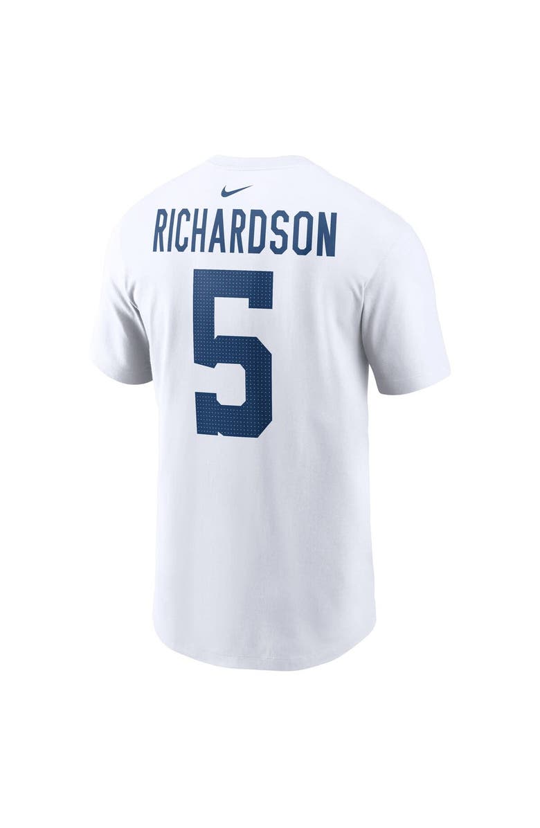 Nike Men's Nike Anthony Richardson White Indianapolis Colts 2023 NFL Draft First Round Pick Player Name & Number T-Shirt, Alternate, color, White