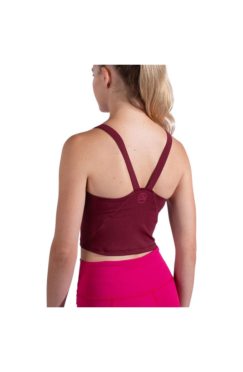 La Sportiva Cosmosis Bra Tank Top - Women's, Alternate, color, Redwood/Azalea