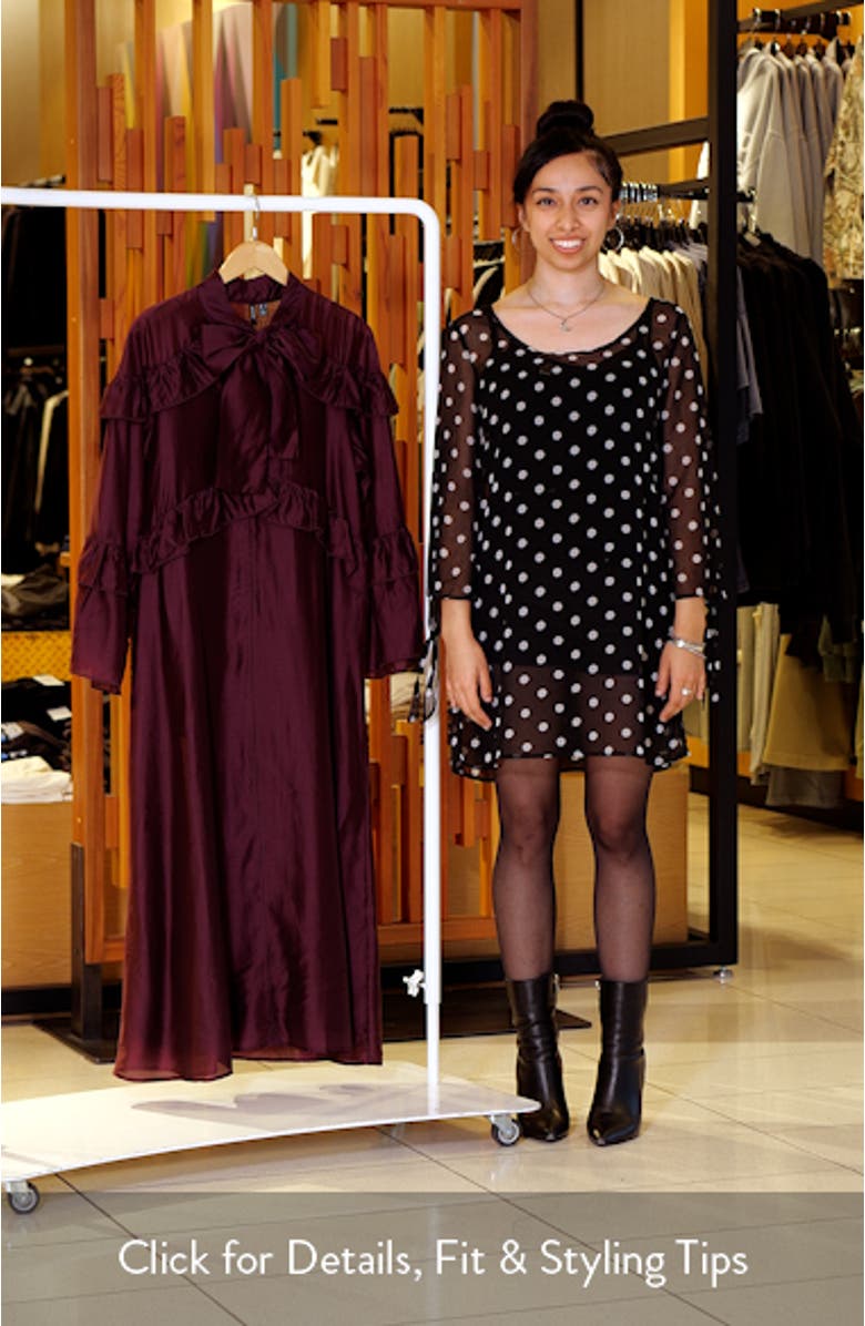 Jenna Ruffle Detail Long Sleeve Dress, sales video thumbnail