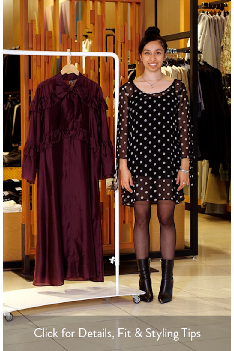 Jenna Ruffle Detail Long Sleeve Dress video