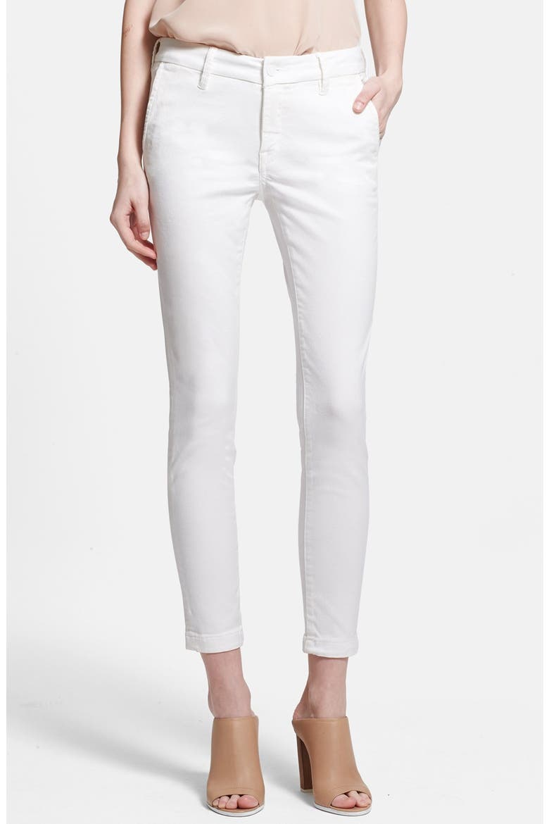 Skinny Trousers, Main, color, PORCELAIN