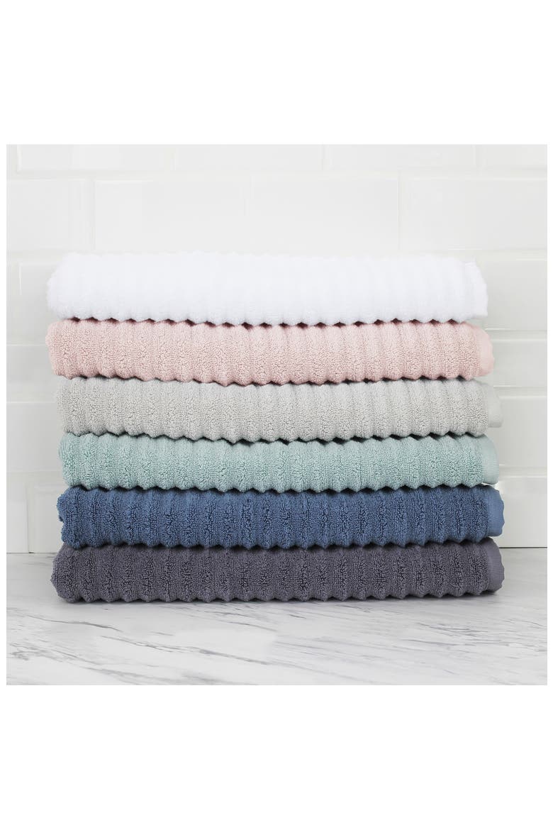 Zero Twist Bath Towel - Set of 2, Alternate, color, WHITE