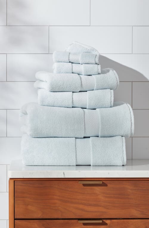 Nordstrom Organic Hydrocotton 6-piece Towel Set $144 Value In Blue