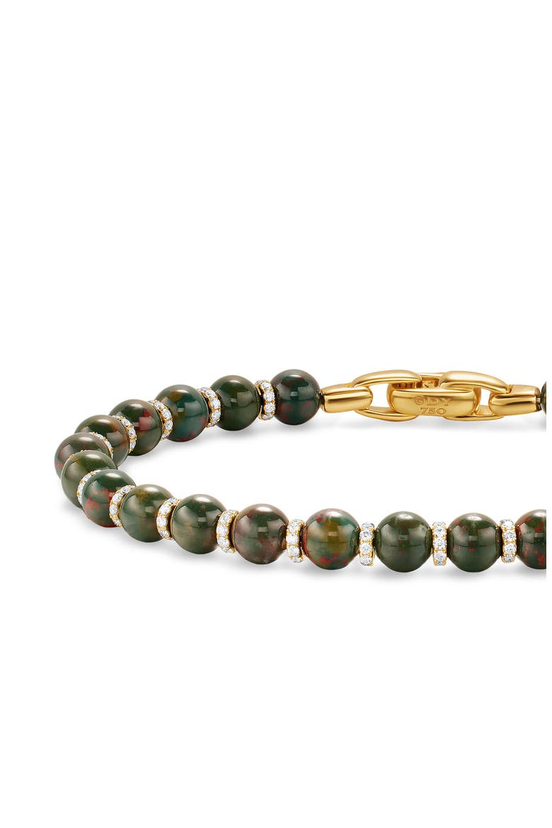 Men's Spiritual Beads Bracelet, 8mm, Alternate, color, BLOODSTONE
