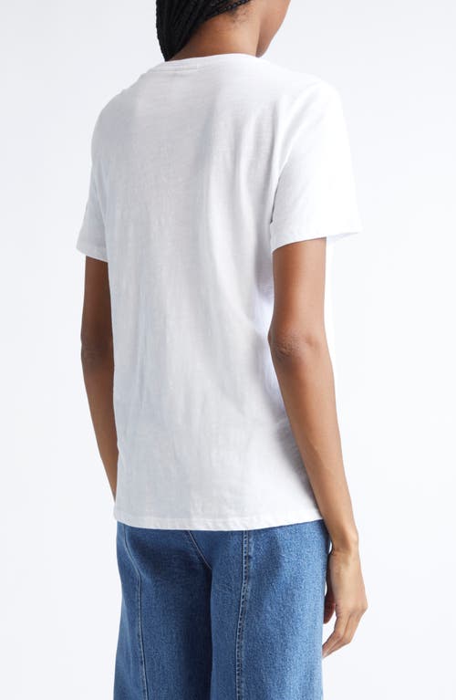 Cinq À Sept Bonjour Darlin Graphic T-shirt In White