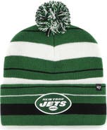 '47 Men's '47 Green New York Jets Powerline Cuffed Knit Hat with Pom