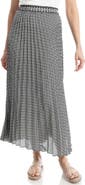 MAX STUDIO Pleated Maxi Skirt