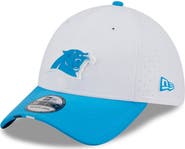 New Era Men's New Era White/Blue Carolina Panthers 2025 NFL Training Camp 39THIRTY Flex Hat