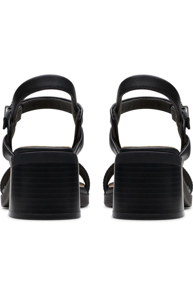 Clarks<sup>®</sup> Jaylan Ray Sandal, Alternate, color, Black Leather