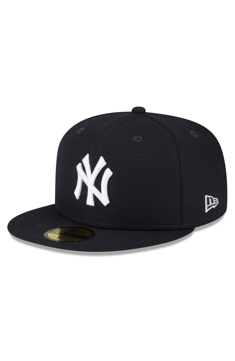 New Era Men's New Era Navy New York Yankees 27-Time World Series Champions Undervisor 59FIFTY Fitted Hat, Alternate, color, 