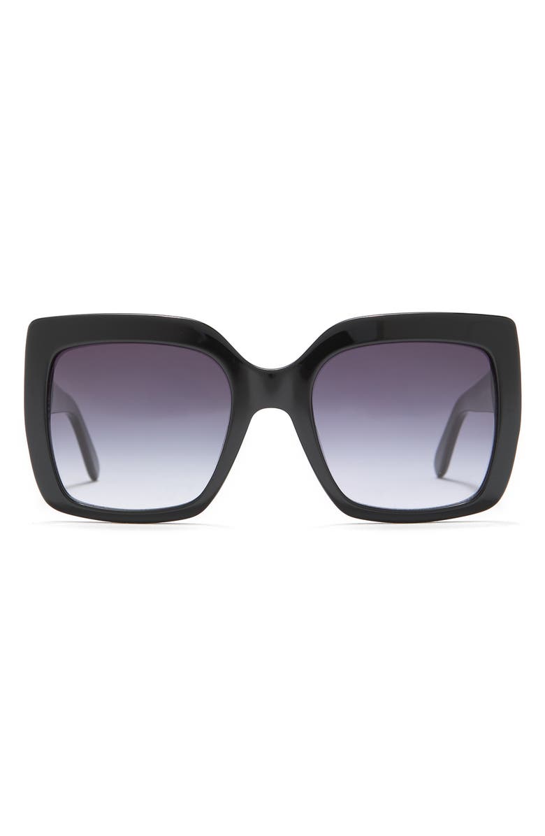 BCBGMAXAZRIA 50mm Oversized Square Sunglasses, Main, color,