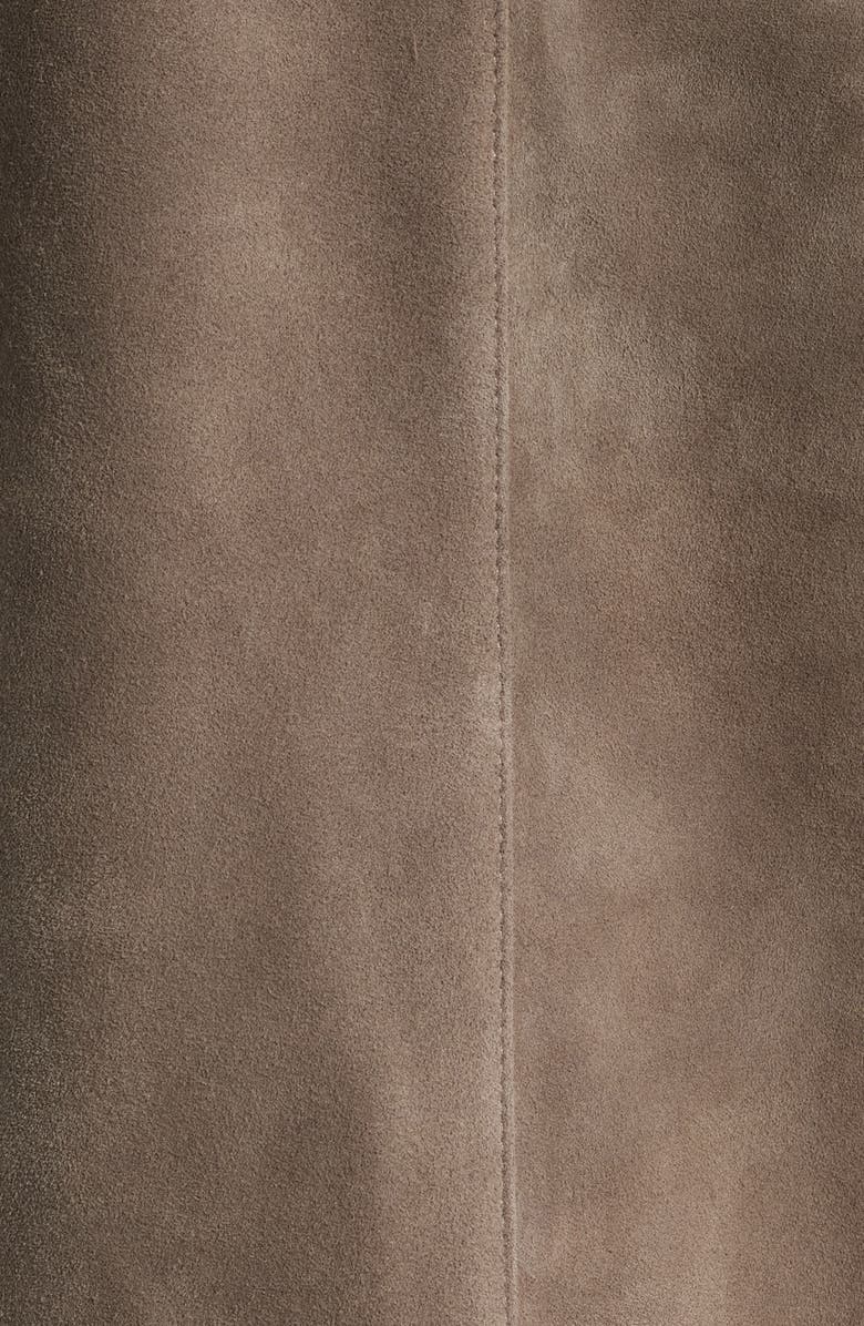 FRAME Suede Chore Coat, Alternate, color, Light Taupe