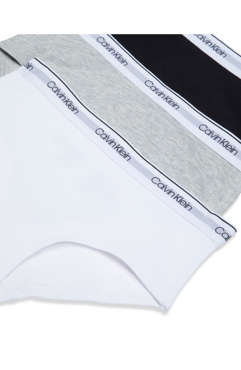 Calvin Klein Kids' 3-Pack Hipster Briefs, Alternate, color, 