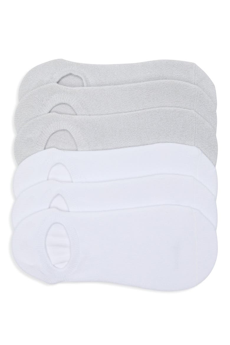 6-Pack Ankle Socks, Main, color, MEDIUM GREY