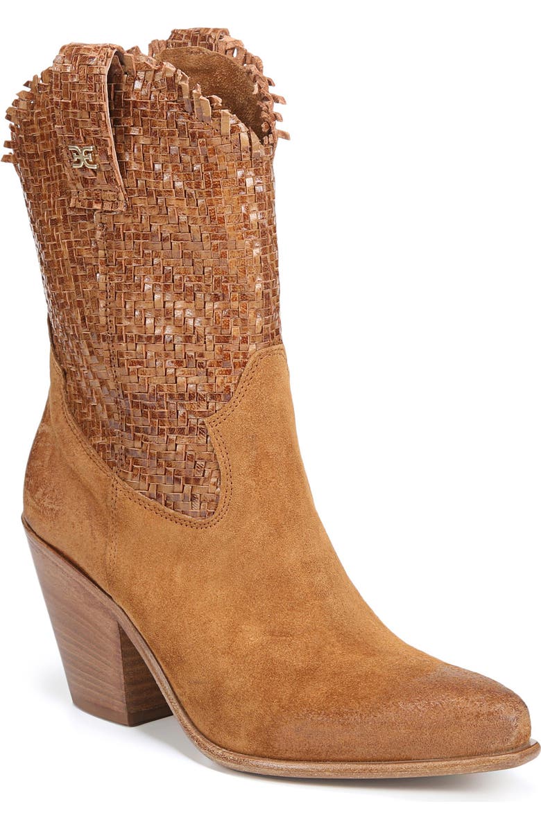 Sam Edelman Tracy Western Boot, Main, color, Brown
