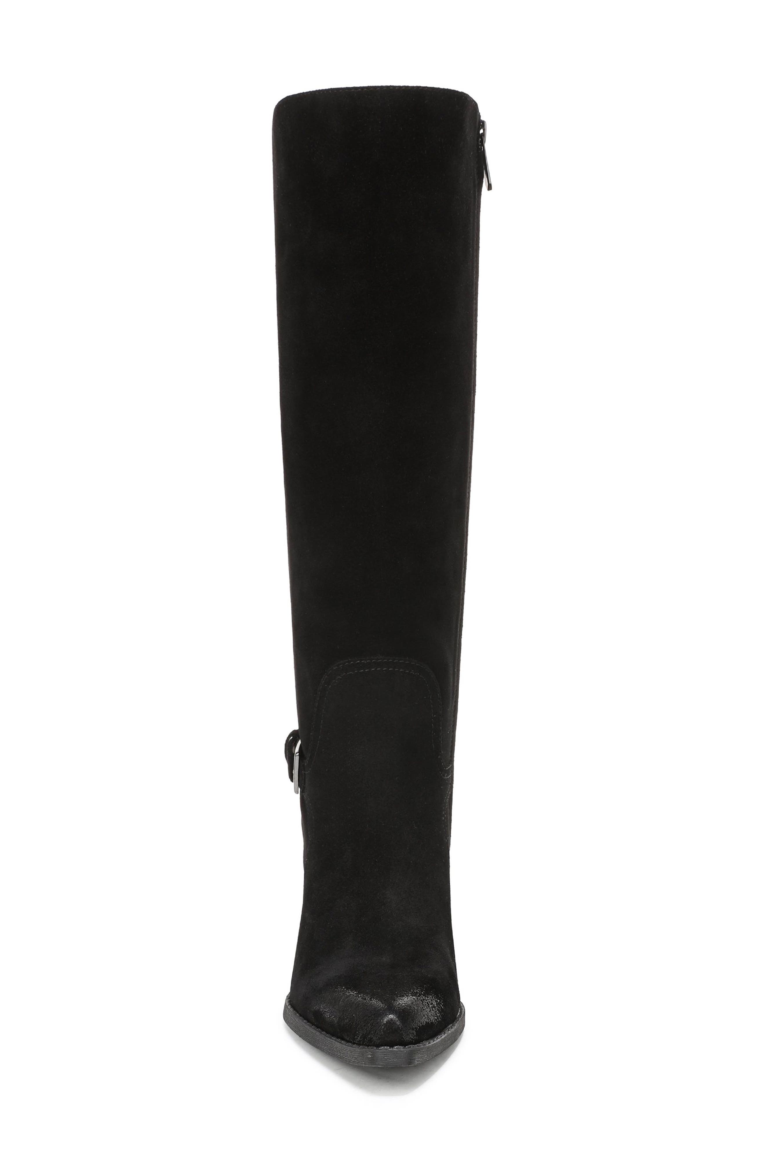Sam Edelman Wren Buckle Knee High Boot, Alternate, color, Black