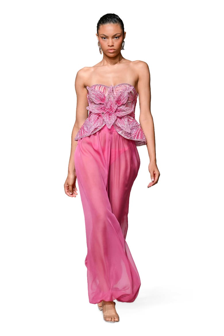 Amelia Embroidery Top, Alternate, color, PINK
