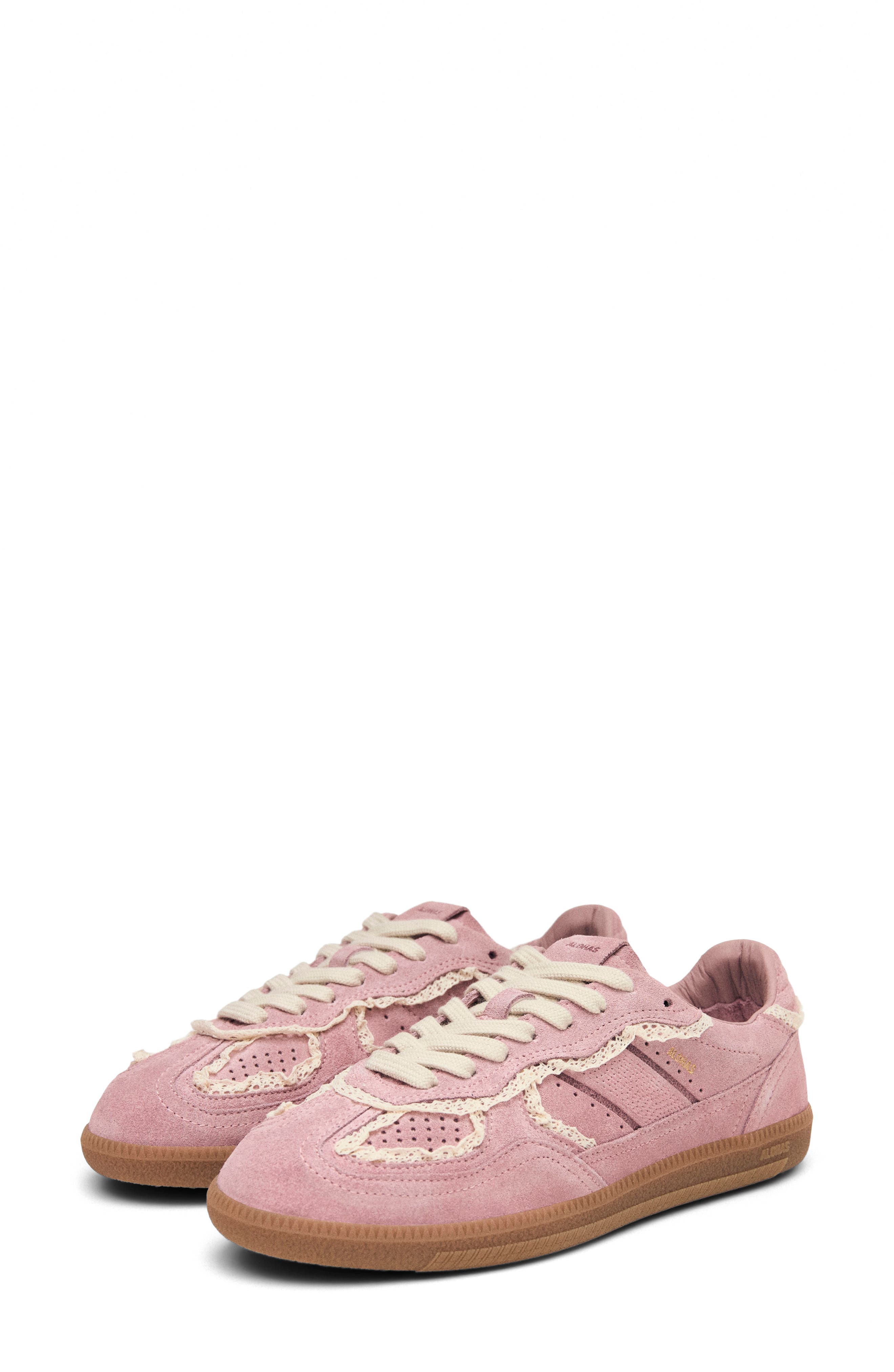 ALOHAS Tb.490 Crochet Trim Sneaker, Main, color, Crochet Pink