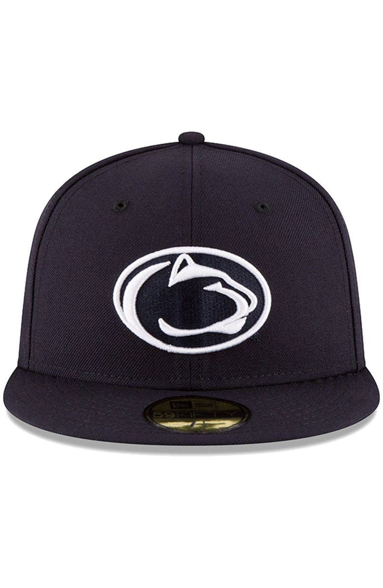 New Era Men's New Era Navy Penn State Nittany Lions Basic 59FIFTY Fitted Hat, Alternate, color, 