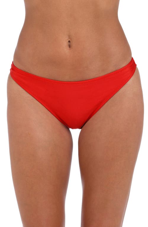 L Agence L'agence Jean Bikini Bottoms In Rouge