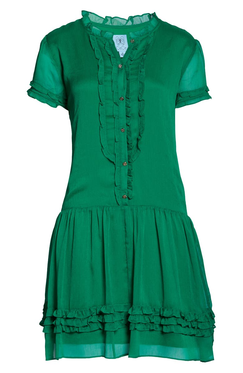 CeCe Ruffle Detail Drop Waist Dress, Alternate, color,