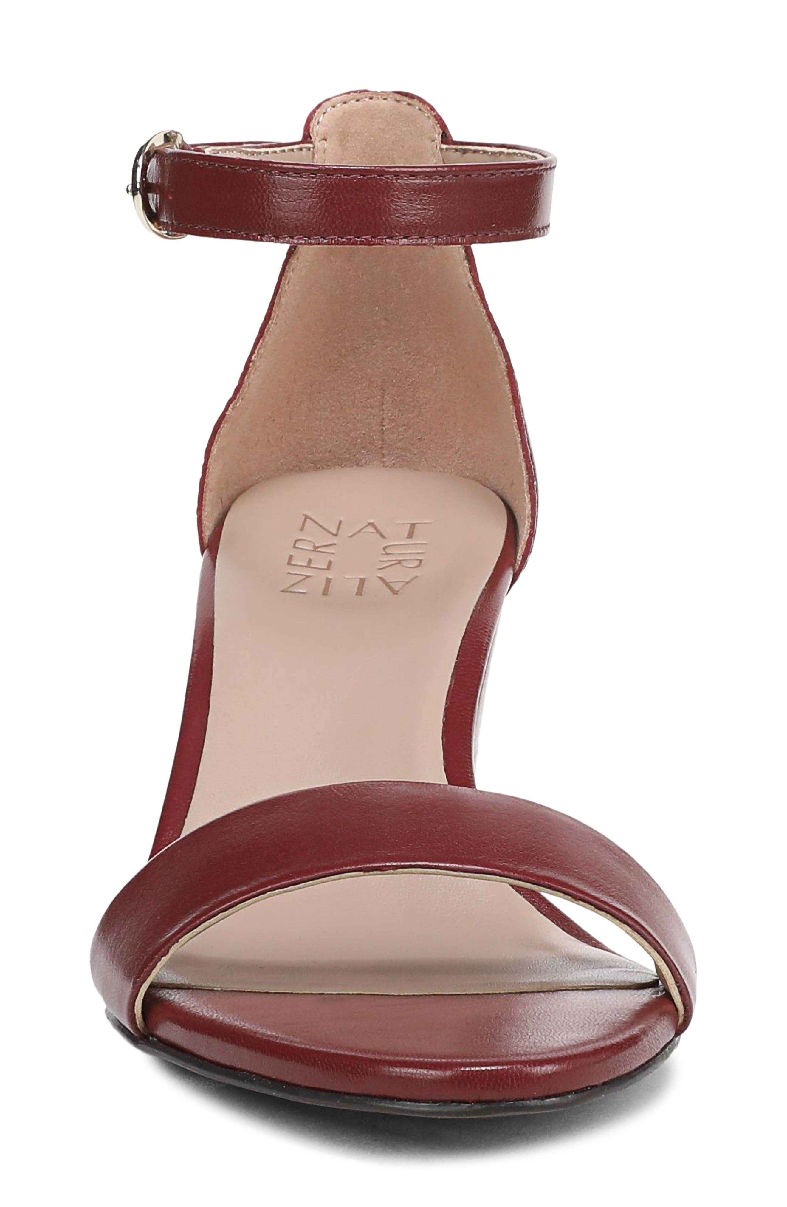 Vera Ankle Strap Sandal, Alternate, color, CRANBERRY RED