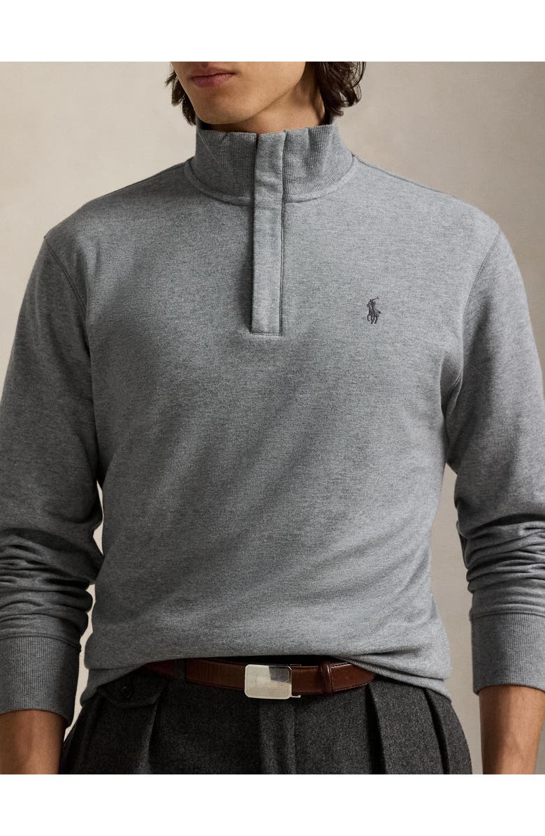 Polo Ralph Lauren Cotton Blend Quarter Zip Pullover, Alternate, color, 