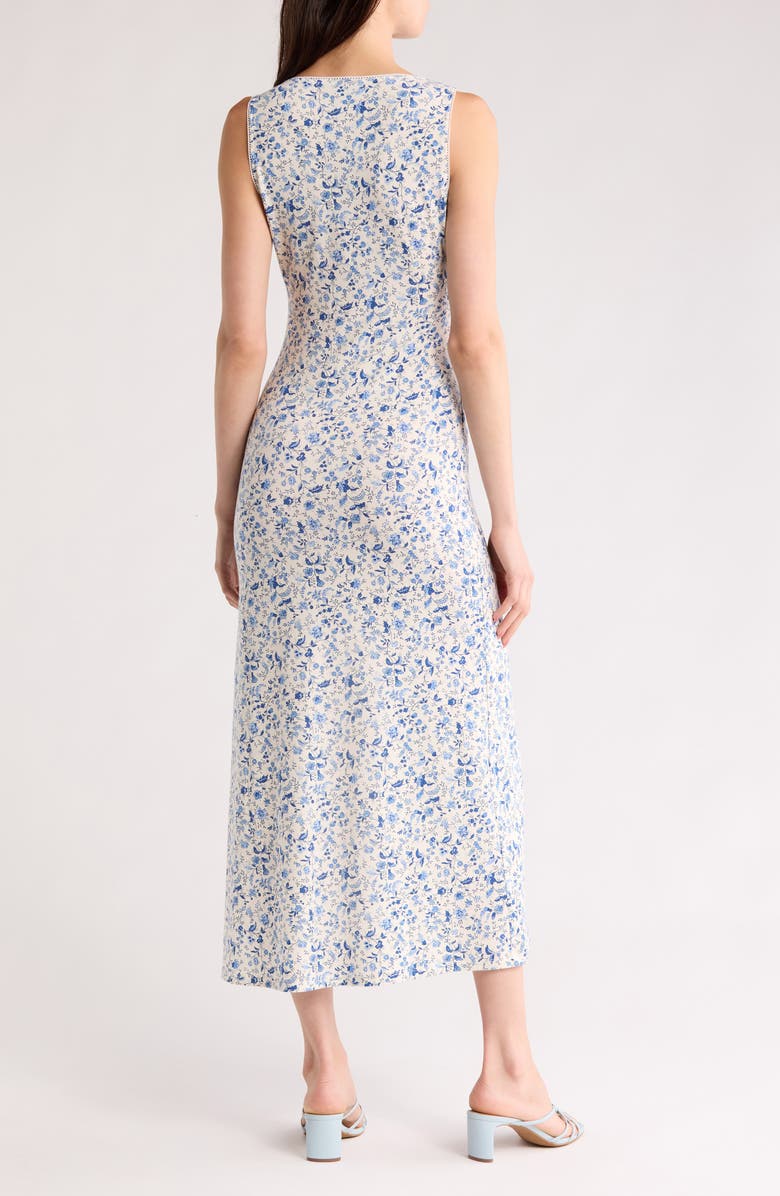 Reformation Brayden Sleeveless Maxi Dress, Alternate, color, Nile