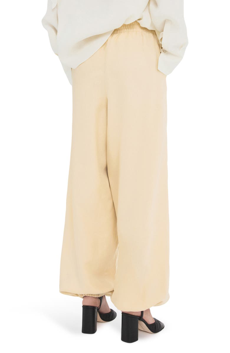 MANGO Balloon Sweatpants, Alternate, color, Ecru