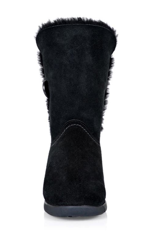 La Canadienne Traveler Waterproof Genuine Shearling Lined Boot In Black