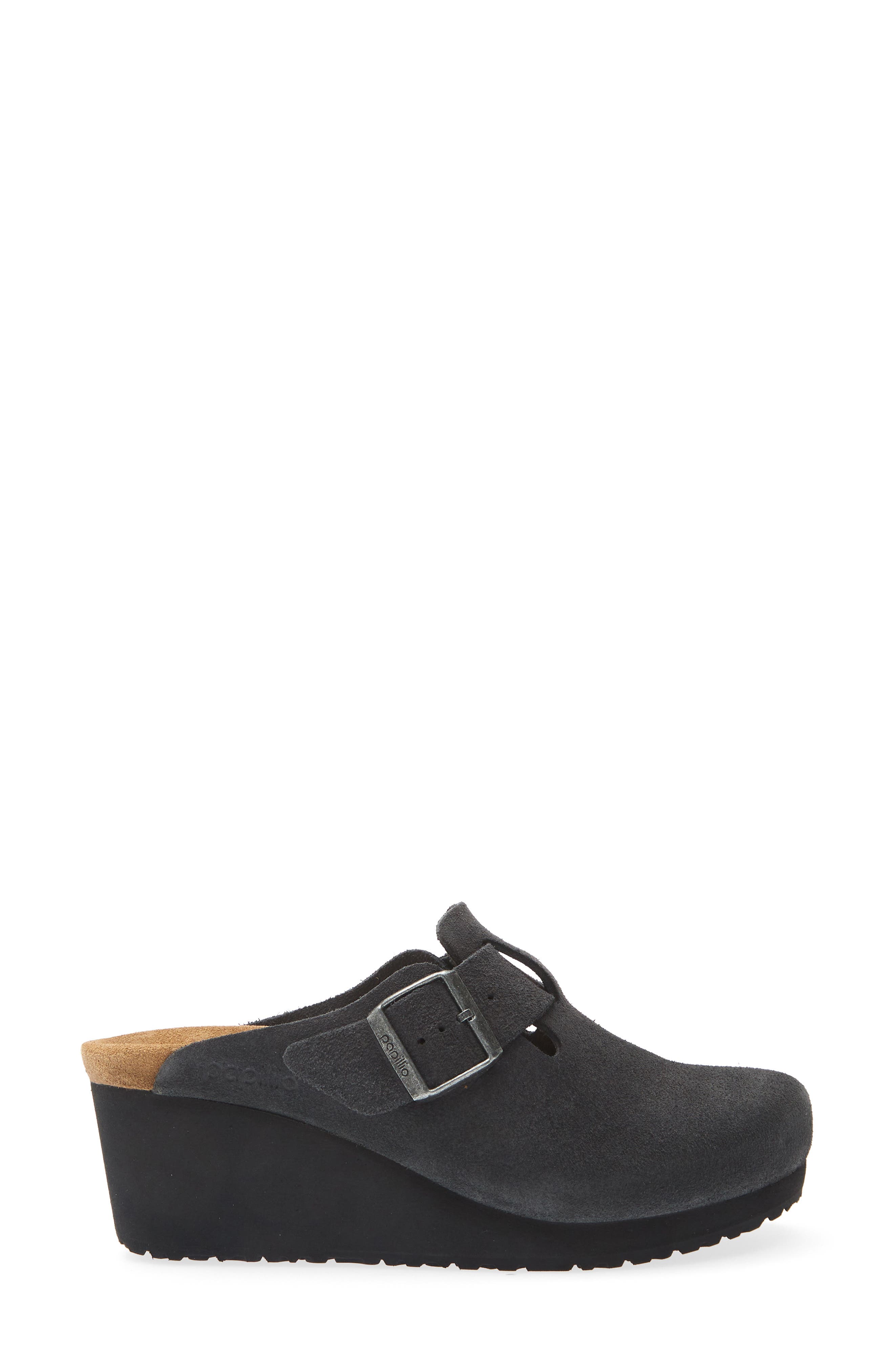 Fanny Wedge Clog, Alternate, color, CHARCOAL