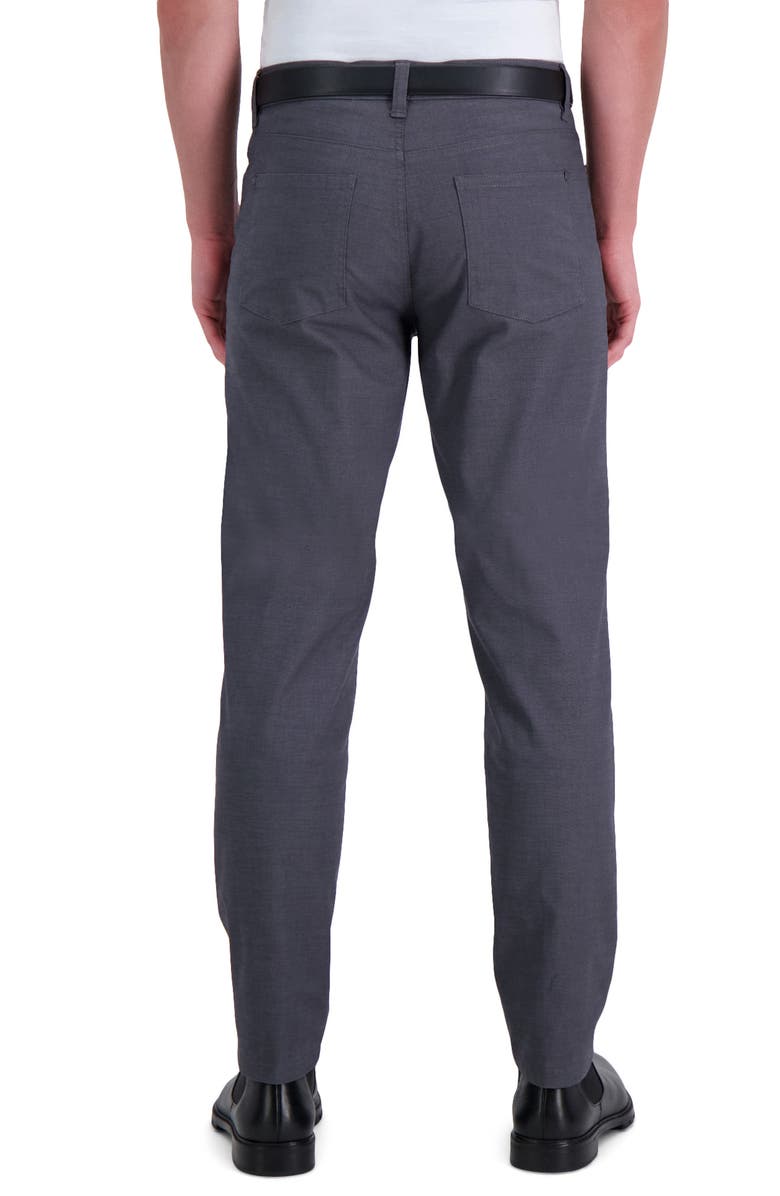 Kenneth Cole Technical Slim Fit Trousers, Alternate, color, Dark Grey