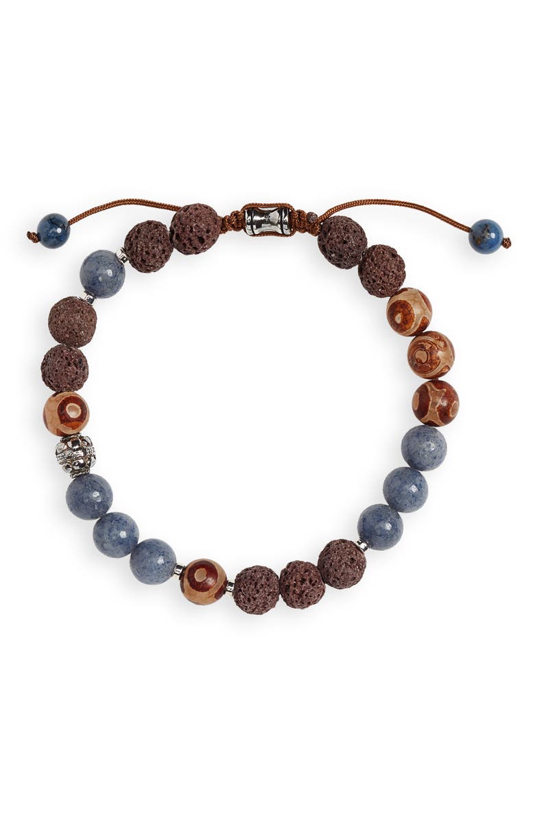 Jonas Studio Washington Square Beaded Stone Bracelet, Main, color, 