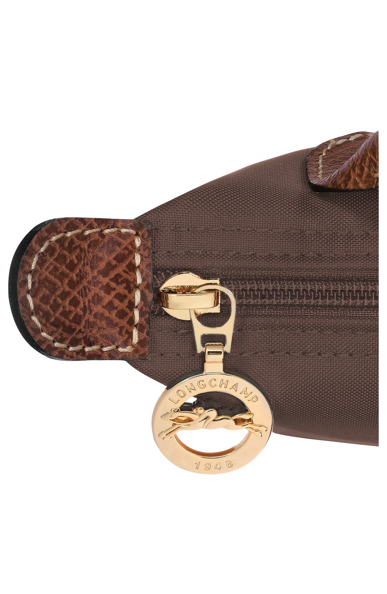 Le Pliage Recycled Cosmetic Case, Alternate, color, MOCHA