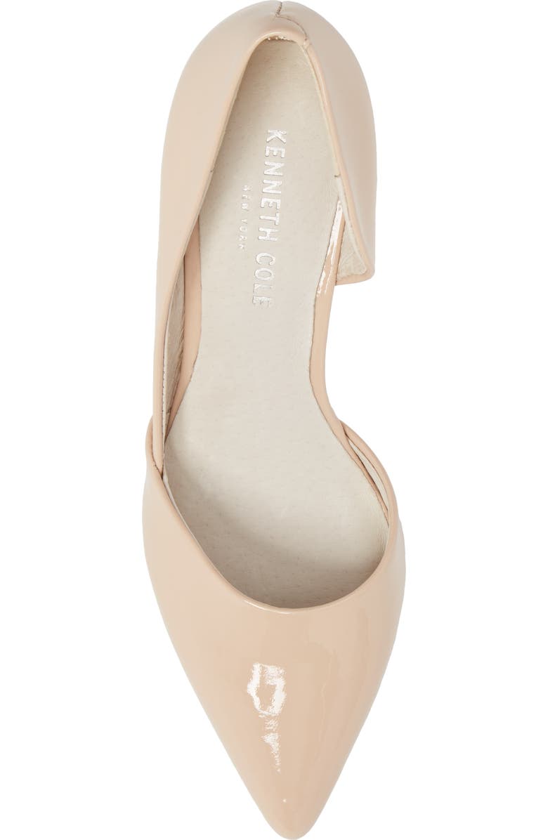 Kenneth Cole New York 'Ellis' Half d'Orsay Wedge Pump, Alternate, color, Nude