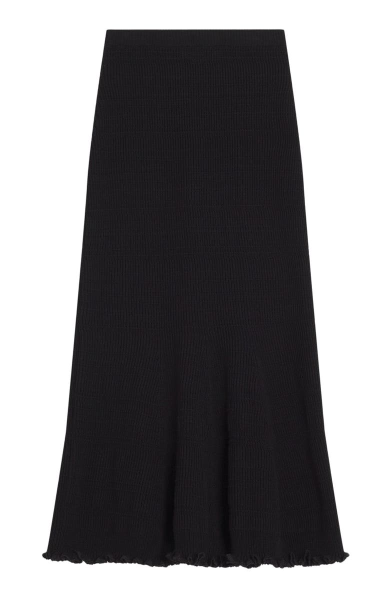 Lanvin COTTON MIDI SKIRT, Alternate, color, 
