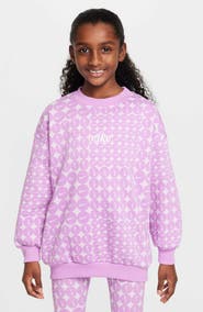 Nike Kids' Sportswear Club Fleece Oversize Crewneck Sweatshirt